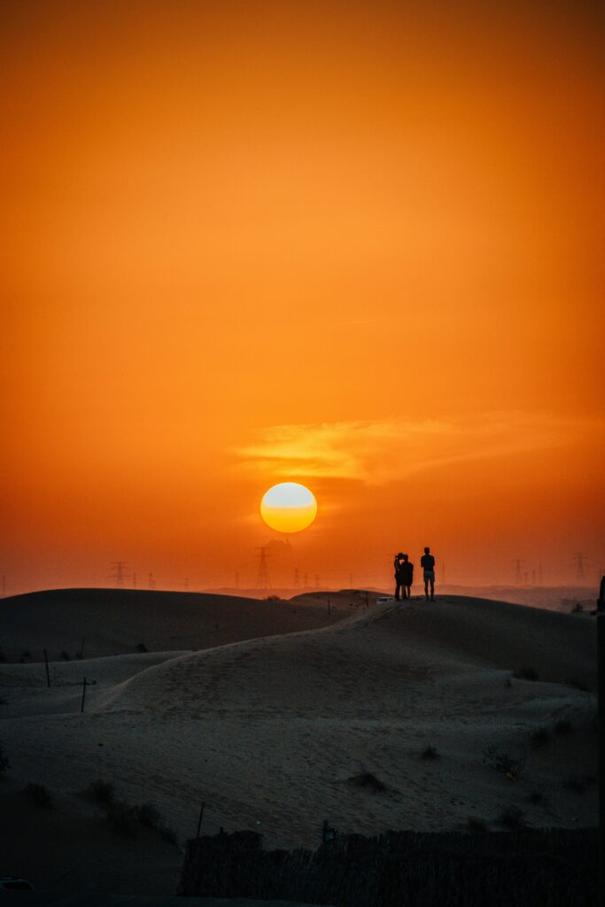 A Evening in BBQ Dinner in Dubai Desert