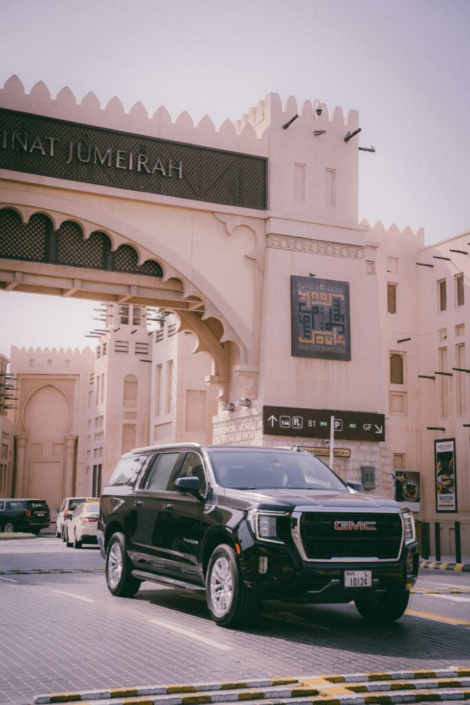 Ultimate Guide to the Dubai Pass A Black Truck on Road in Ultimate Guide to the Dubai Pass