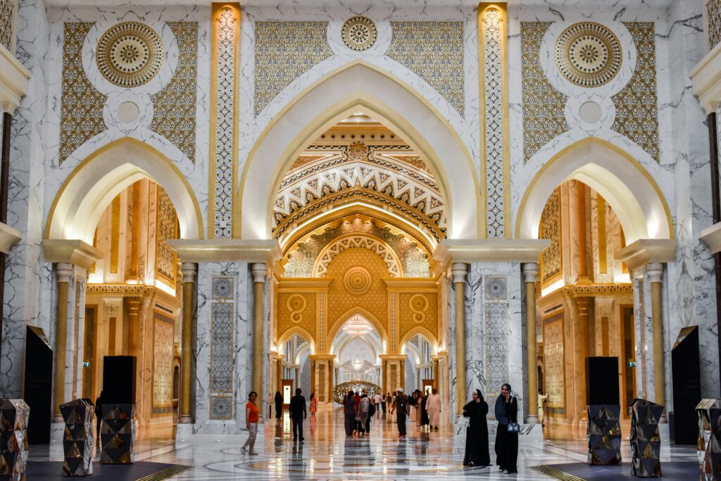 A Group of People Standing in Building Experience Luxury Tours in Dubai