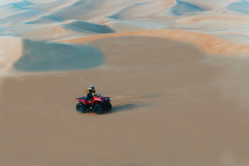 A Buggy In Desert Dune Bashing Dubai