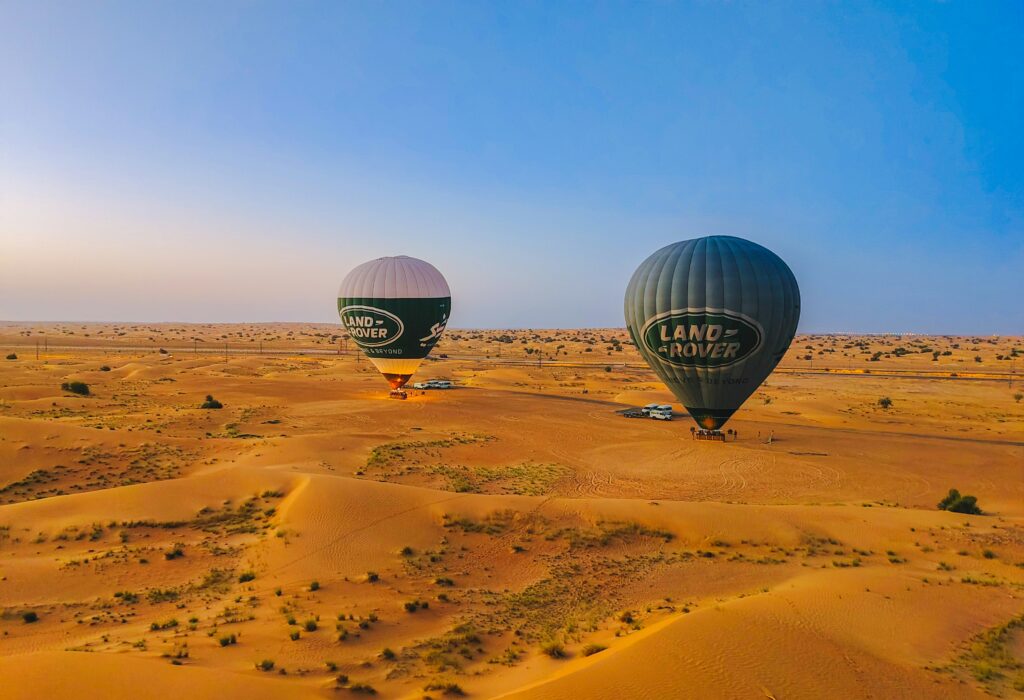 Lama Desert Safari Dubai Hot Ballon in Desert Lama Desert Safari Dubai