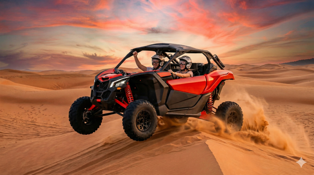 High-action dune buggy tour, a top adventure choice for How to Book Desert Safari Dubai.