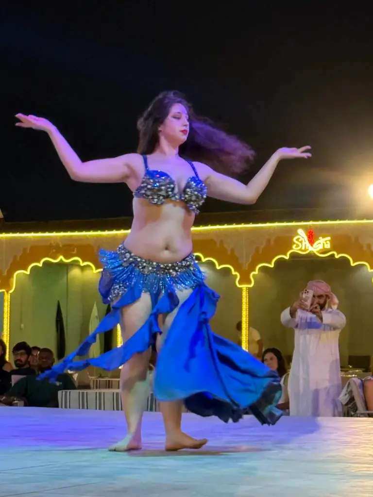 a belly dancer